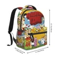thumbnail image 2 of Adventure Time Jake The Dog Backpacks Lightweight Bookbags Casual Daypack For Travel Work Hiking, 2 of 6