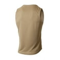 thumbnail image 3 of Hfyihgf Men's Workout Tank Tops Quick Dry Sleeveless Shirts for Men Muscle Bodybuilding Gym Lightweight T-Shirts(Khaki,L), 3 of 8