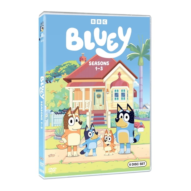 【美品】Bluey ブルーイ シーズン1-3 英語版 154話 6枚組DVD Bluey: Seasons 1-3 (DVD), starring David McCormack and Melanie