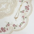 thumbnail image 3 of Furniture Cover,European Oval Embroidered Lace Embroidered Lace Fabric Placemat Coaster Coffee Table Mat True Excellence, 3 of 5