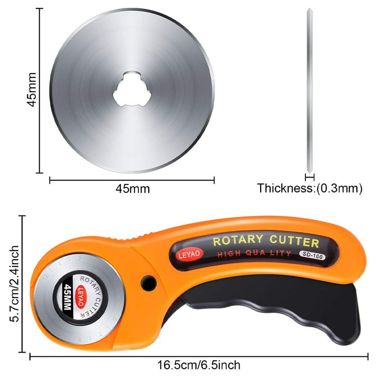 Buy Wholesale China Ergonomic Soft Handle Rotary Cutter Used For Quilting  Fabric & Sewing Rotary Cutter at USD 1.03