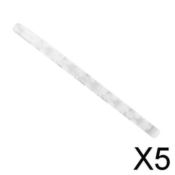 5x Pin de rodadura acrílico, rodillo grabado con en relieve, rodillo de estampado, herramientas de decoración de pastelería, 29 patrones disponi 5 piezas