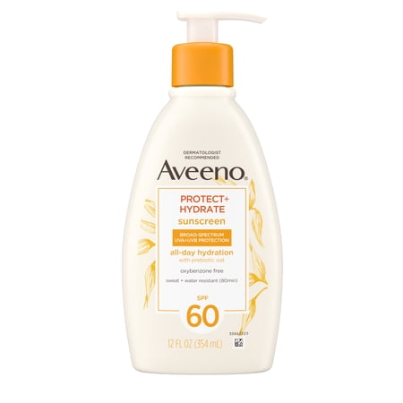 Aveeno Protect + Hydrate SPF 60 Sunscreen for Body & Face