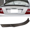 thumbnail image 3 of Ikon Motorsports Compatible with 08-14 Benz C-Class W204 Sedan 4Dr V Type Trunk Spoiler Carbon Fiber (CF), 3 of 7