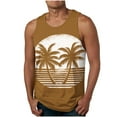 thumbnail image 1 of LOVZFMLL Tank Tops for Men Casual Fashion Sleeveless Printing Pullover Round Neck Sports Tank, 1 of 4