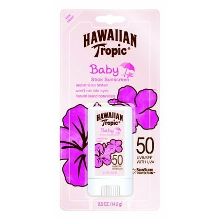 Hawaiian Tropic Baby Sunblock Stick - SPF 50, .5-Ounce Sticks