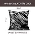 thumbnail image 2 of LALILO Throw Pillow Covers Lines Geometric Modern Contemporary Art Cushion Cover 18" x 18", 2 Pack, 2 of 6