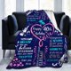 thumbnail image 2 of LHSHID Happy 40th Birthday Gifts Blanket for Men 40th Birthday 40th Gift Idea Throw Blankets for Husband Him Dad Friends 40th Birthday Flannel Throw Blankets for Bed Sofa 30x40in, 2 of 6