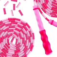 thumbnail image 5 of Paquete de 2 cuerdas para saltar con segmentos suaves y cuentas ajustables para hombres, mujeres y niños, sin enredos para mantenerse en forma, entrenar, hacer ejercicio, etc., 9 pies 4 pulgadas, 5 of 5
