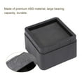 thumbnail image 2 of Herwey 4PCS Durable Stackable Bed Risers Black Square 2 Furniture Legs Floor Feet Protectors, Sofa Leg, Furniture Riser, 2 of 8