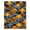 Orange, Pattern 3, variant on ODIKA 4'x6' Machine Washable Non-Slip Area Rug, Geometric Gold High Traffic Rug, Gold, 956406