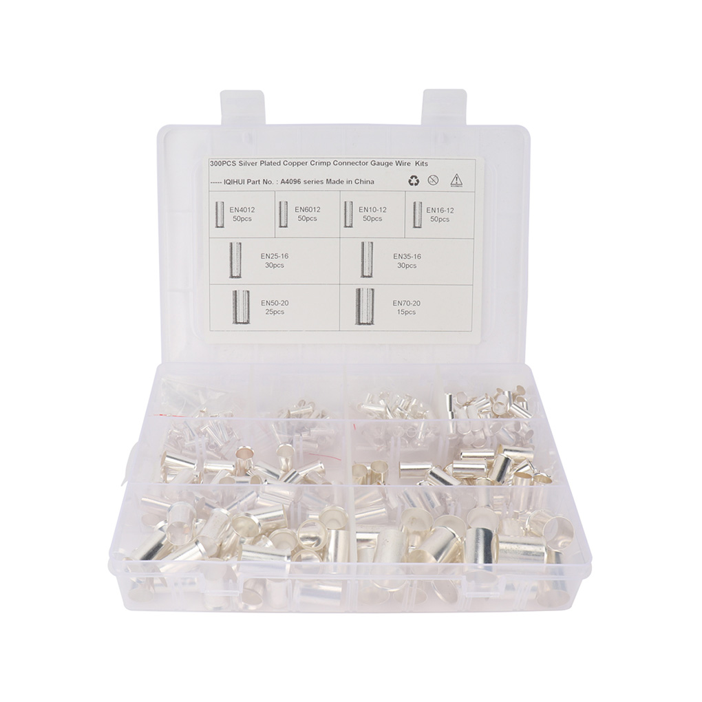 DTOWER 300 Pcs Wire Ferrules Practical 8 Specification Ferrule