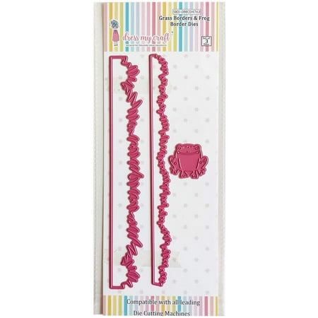 UPC: 0194186011926 | Dress My Craft Dies-Grass Borders & Frog