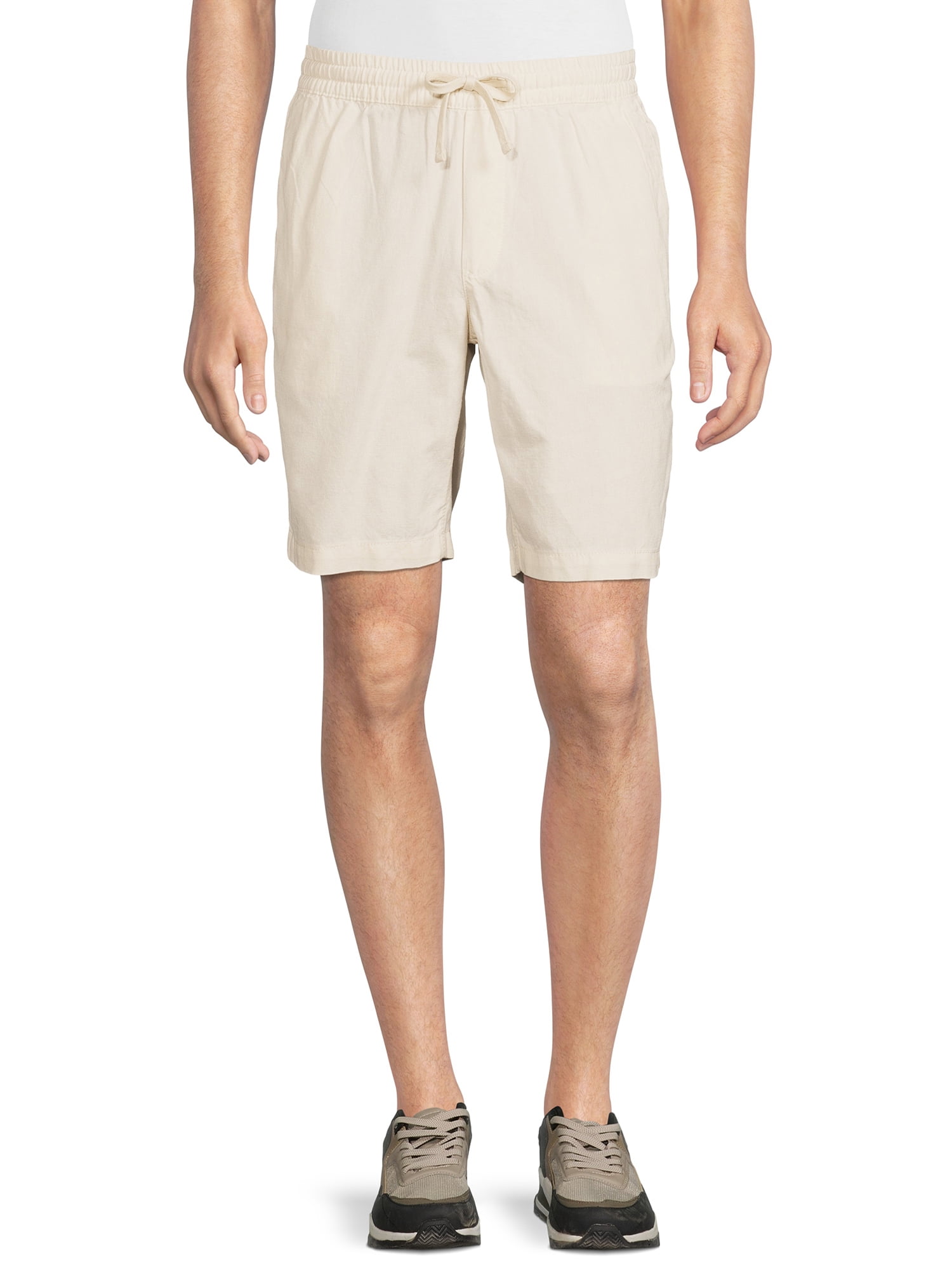 No Boundaries Men's and Big Men's Linen Shorts