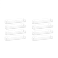 thumbnail image 1 of Spice Rack Organizer,Clear Acrylic Spice Shelf Storage Holder for Wall Kitchen Pantry Cabinet Door 8 Pack, 1 of 9