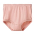thumbnail image 2 of Lightweight Nylon High Rise Women's Underwear Plus Size Soft Stretch Briefs for Tummy Control & Comfort Pink 3XL, 2 of 3