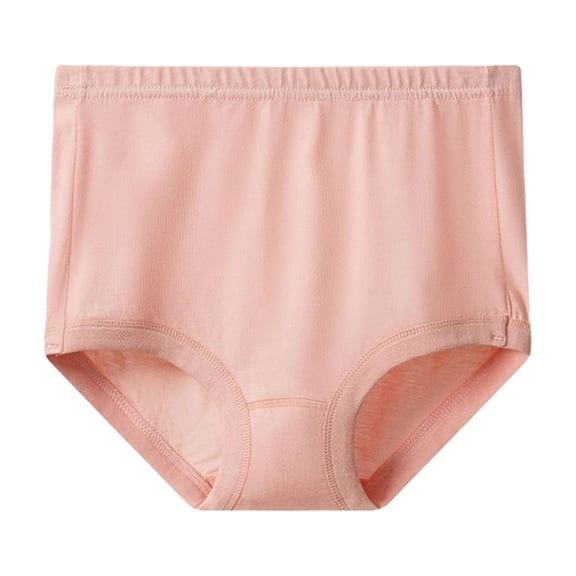 Nylon High Waisted Women's Briefs Plus Size Thin Breathable Comfort Underwear for All-Day Wear Pink 2XL