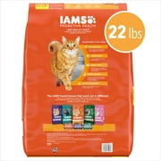 (2 pack) Iams Proactive Health Chicken Flavor Dry Cat Food, 22 Lb Bag