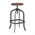 thumbnail image 2 of Picket House Furnishings Tabouret de Bar Sans Dossier Ajustable en Marron, 2 of 12