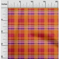 thumbnail image 1 of oneOone Cotton Poplin Bright Red Fabric Madras Check Quilting Supplies Print Sewing Fabric By The Yard 42 Inches Wide, 1 of 4