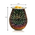 thumbnail image 3 of Morttic 3D Oil Burner Electric Candle Wax Warmer Burner Melter Fragrance Warmer for Home Office Bedroom Aromatherapy Gift& Decor (Fireworks), 3 of 6
