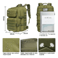 thumbnail image 4 of Mochila Táctica Malubero Para Notebook Para Exteriores Verde Malu1329, 4 of 4