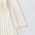 thumbnail image 4 of vdgthytj Toddler Girls Sweater Dress Crewneck Long Sleeve A-Line Ribbed Knit Dresses Kids Fall Winter Outfits, 4 of 6