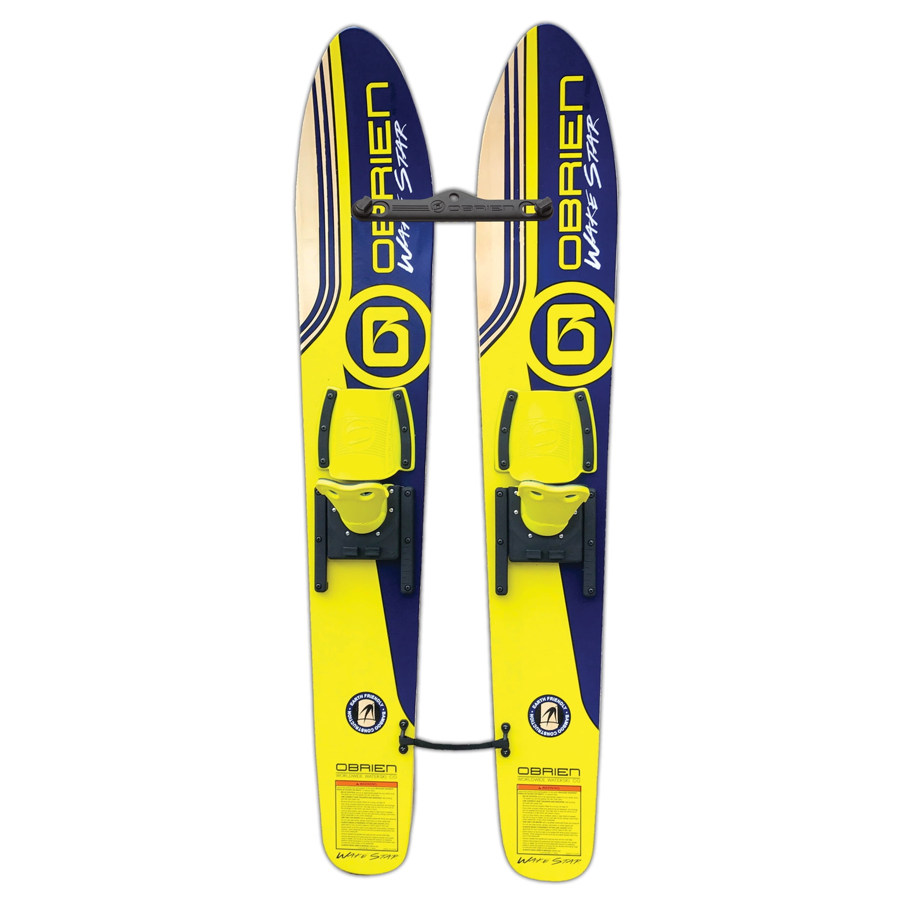 O'Brien Wakestar Eco Trainer Combo Water Skis w/Bar