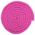 thumbnail image 4 of Super Soft 3 Strand Twisted Cotton Rope (Rose Red, 1/4 Inch x 50 Feet), 4 of 4