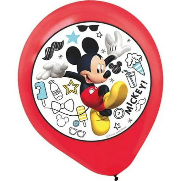Mickey Mouse 'on the Go' Latex Balloons (5ct)