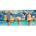 thumbnail image 2 of West, Ronald 14x9 White Modern Wood Framed Museum Art Print Titled - Ladies Afternoon II, 2 of 4