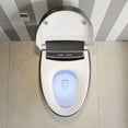 thumbnail image 2 of Homary Modern Black Smart Toilet One-Piece 1.28 GPF Elongated Automatic Toilet & Bidet Seat, 2 of 20