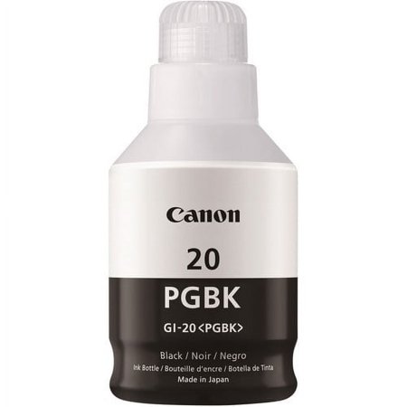 UPC: 0013803313253 | Canon Canon GI-20 MegaTank Ink – Inkjet – Black – 1 Each