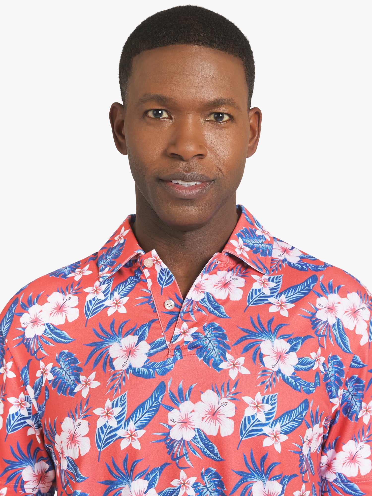 Chaps Men's Printed Performance Polo, Sizes S - 2XL