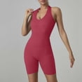thumbnail image 2 of Fancifize One Piece Jumpsuit for Women Workout Capri Catsuit Yoga Halter Backless Sleeveless Rompers, 2 of 6