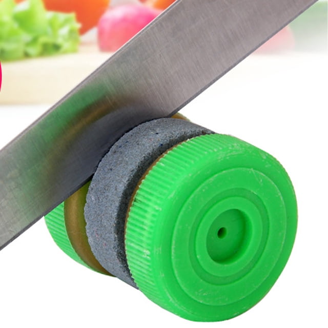 Kitchen Knife Sharpener Double Sided With Non Slip Base 4.5 cm x 4 cm x 4 cm Plastic Sharpening Tool
