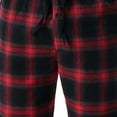 thumbnail image 6 of jsaierl Men’s Buffalo Plaid Pajama Pants Soft Lounge PJ Bottoms Comfy Pant Yoga Casual Drawstring Sleepwear Trousers, 6 of 8