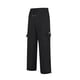 thumbnail image 4 of Pantalones de chándal anchos y holgados para hombre: cintura elástica con cordón, mezcla de lino, corte holgado con bolsillos laterales para yoga/running/uso informal., 4 of 4