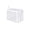White, variant on Clear PVC Storage Bag Heavy Duty Moving Bin Foldable Closet Organizer Thick Transparent Clothes Container with Zipper Handles White Large