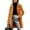 Yellow, variant on Women's Fashion Single-Breasted Trench Coat - A-Line Solid Color Long-Sleeved Fall Winter Jacket, Yellow, XXXL