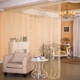 thumbnail image 1 of Yipa 39" Width 78" Height String Curtain Panels Bead Door Curtain Fringe Curtain Room Divider for Door Window Decor, 1 of 12