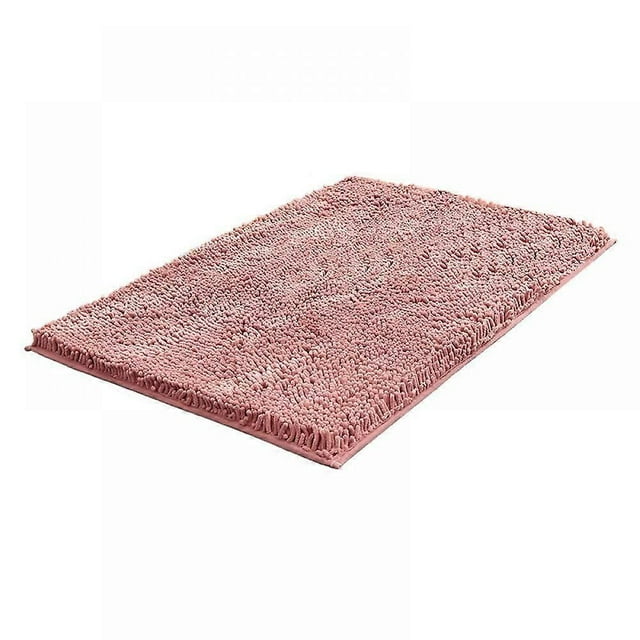 Bathroom Rug Non Slip Bath Mat Water Absorbent Super Soft Shaggy Chenille Machine Washable Dry Extra Thick Perfect Absorbant Best