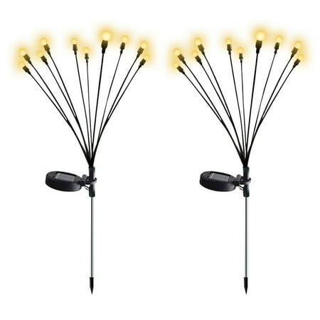 

2Pcs Solar Led Light Convenient Use Portable Solar Lights Yard Decor for Outdoor