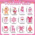 thumbnail image 2 of Parche con apliques de tela AUGSUN, 36 unidades, rosa, navideño, termoadhesivo, 2 of 7
