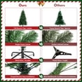 thumbnail image 5 of TOOL1SHOoo  6FT Christmas Tree Artificial Christmas Tree Fake Fluffy Xmas Trees Holiday Decoration with Metal Foldable Stand, 5 of 9