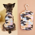 thumbnail image 3 of Pebbuoy Pet Vest Round Neck Sleeveless Camouflage Pet Shirt Soft Comfortable Breathable Dog Vest Pet Supplies, 3 of 8