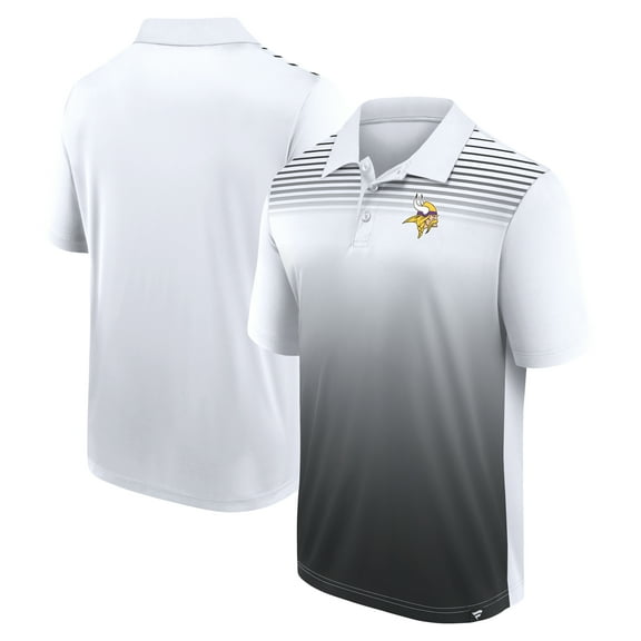 Men's Logo Athletic White Minnesota Vikings Sandlot Game Polo