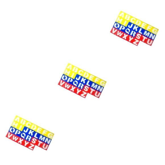Injueey Plantillas para pintar alfabeto de plástico plantilla semitransparente herramientas de pintura Scrapbooking DIY manualidades escuela Type1 NO1