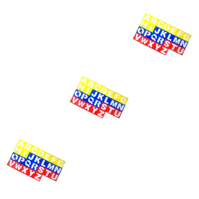 Injueey Plantillas para pintar alfabeto de plástico plantilla semitransparente herramientas de pintura Scrapbooking DIY manualidades escuela Type1 NO1