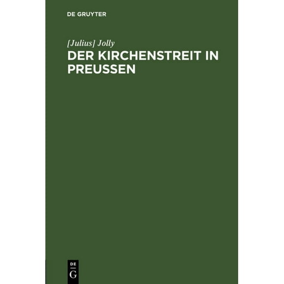 Der Kirchenstreit in Preussen (Hardcover)